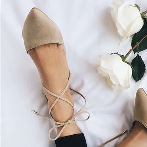 Lulus Lace Up Heels